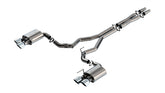 ATAK Cat-Back Exhaust For Mustang Dark Horse 2024+ | #140965 Chrome | Borla - Available from NEMESISUK.COM